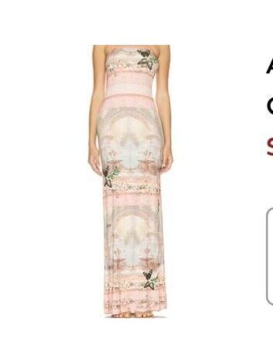 Dresses & Skirts - Alice and Olivia Versailles Sea Strapless Maxi Dress RARE Size 4 NWT